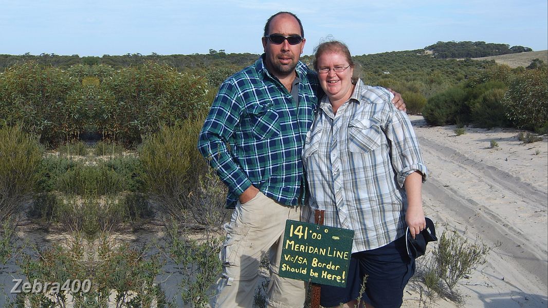 14-Shane & Pauline get excited about entering the 'Disputed Country' .JPG